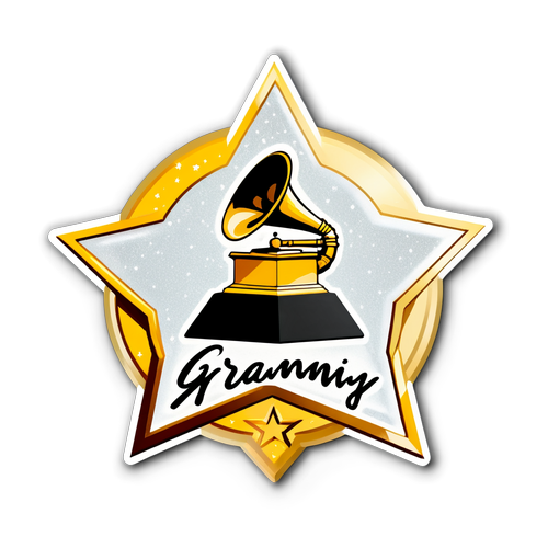 Vintage Grammy Awards Badge