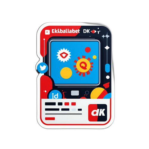 Moderne klistremerke for Ekstrabladet dk