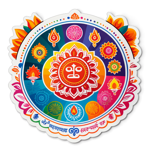 पंचांग उत्सव Sticker