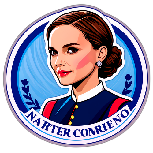 Bir Ödül Törenini Sembolize Eden Şık Sticker