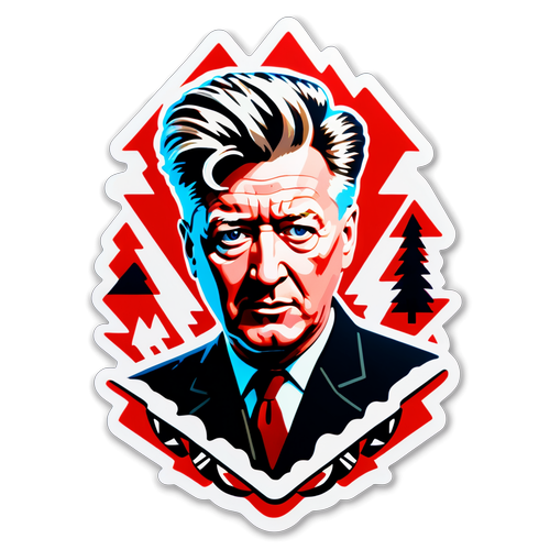 David Lynch – Ikonische Cartoon-Darstellung