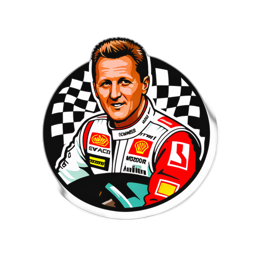 Autocolant Michael Schumacher
