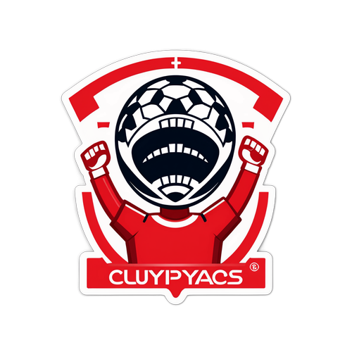 บรรยากาศของแฟนฟุตบอลในสนามระหว่างเกม Olympiacos vs Bayer Leverkusen