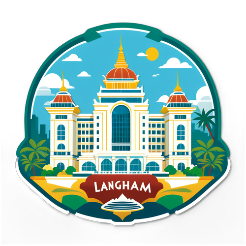 Keajaiban Arsitektur: Sticker Mewah Langham Jakarta untuk Para Pecinta Travel!