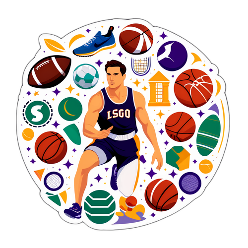 Adesivo Elegante di Investimento Sportivo