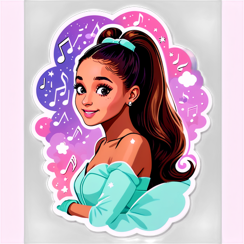 Penggambaran Menawan Ariana Grande