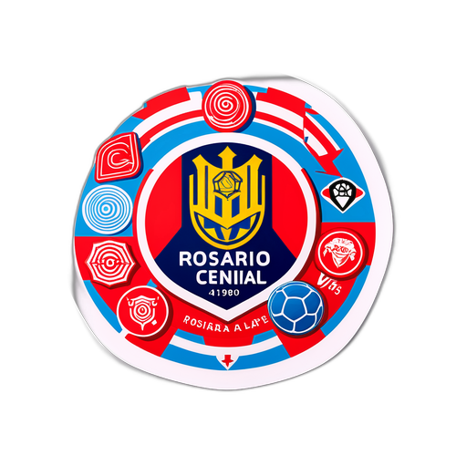 Adesivo do jogo Rosario Central vs River Plate