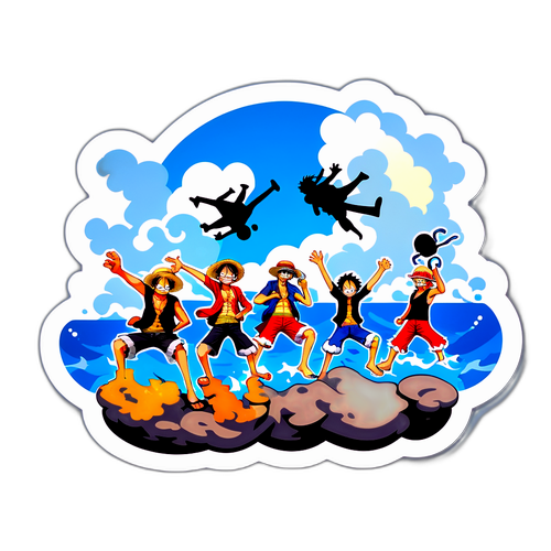 Autocollant inspiré de l'épisode 1175 de One Piece