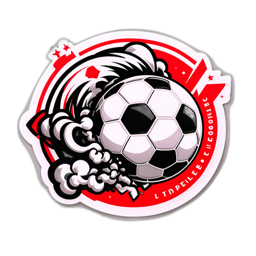 Dynamic Soccer Ball Illustration