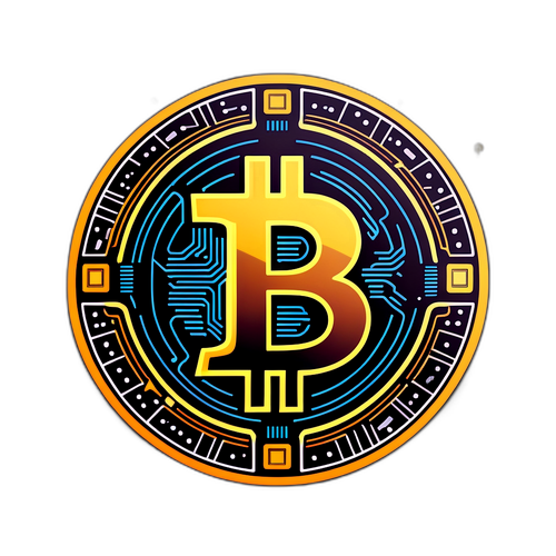 Sticker Bertemakan Bitcoin