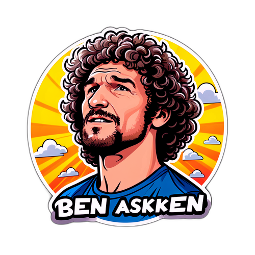 Inspirująca naklejka z Benem Askrenem