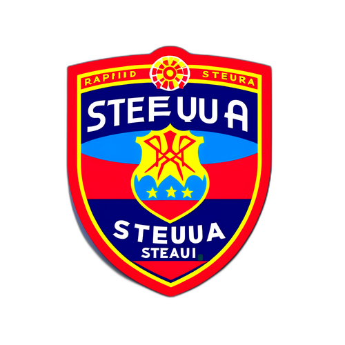 Autocolant cu un stadion plin de susținători