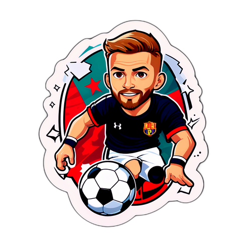 Fotbollssticker med Tony Gustavsson