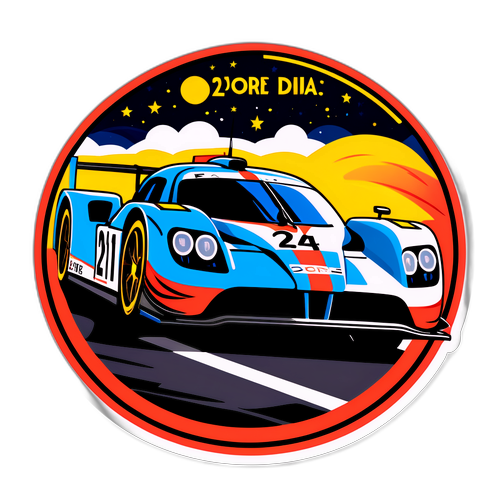 Sticker del Thrill della 24 Ore di Le Mans