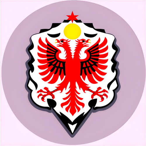 Albanian Yonder: Unveiling the Heart of Albania Through Symbolic Stickers!