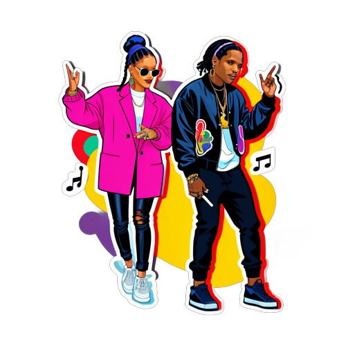 Stylish Duet med ASAP Rocky og Rihanna