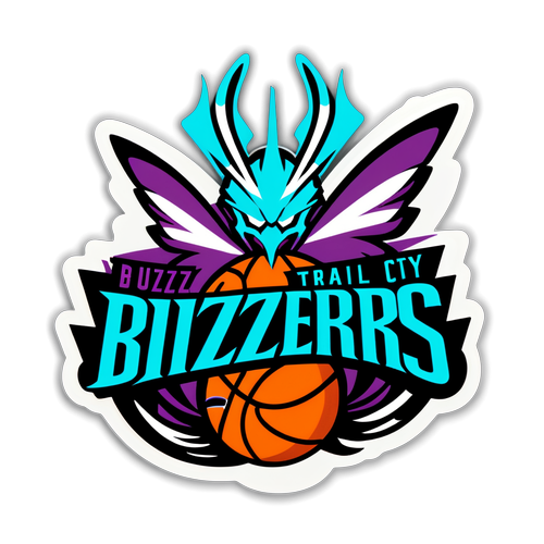 Sticker ng Portland Trail Blazers at Charlotte Hornets