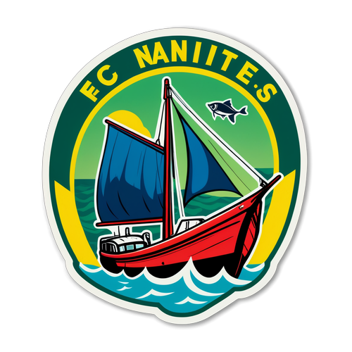 Fierté Maritime : Autocollant du FC Nantes