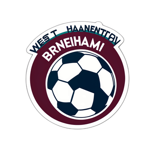 West Ham vs Brentford Klistermärke
