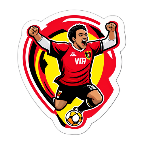 Desain Stiker Momen Mendebarkan Pertandingan Sport Recife vs Vasco