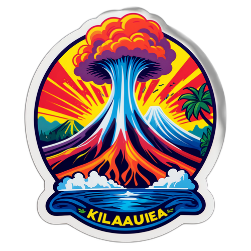 Kilauea Volkanı Manzarası