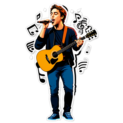 Benjamin Ingrosso Sjunger Med Gitarr