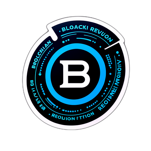 Blockchain Devrimi Sticker