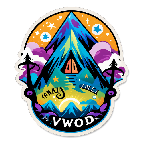 Whimsical Avowed Adventure Sticker