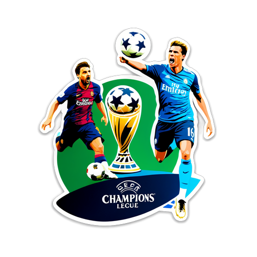 Autocollant Engageant pour la Ligue des Champions