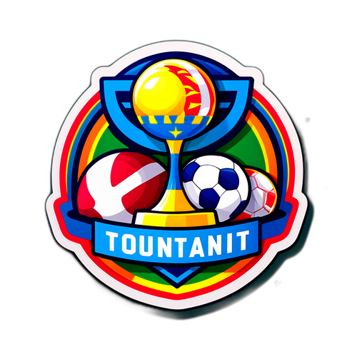 Sticker que celebra o torneio sul-americano de 2025
