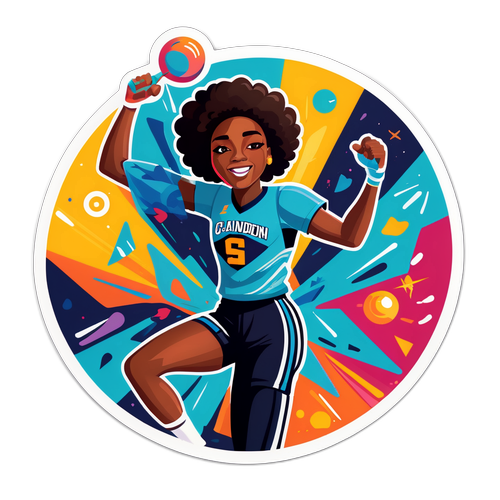 Empowering Victory Sticker of CJ Gardner-Johnson