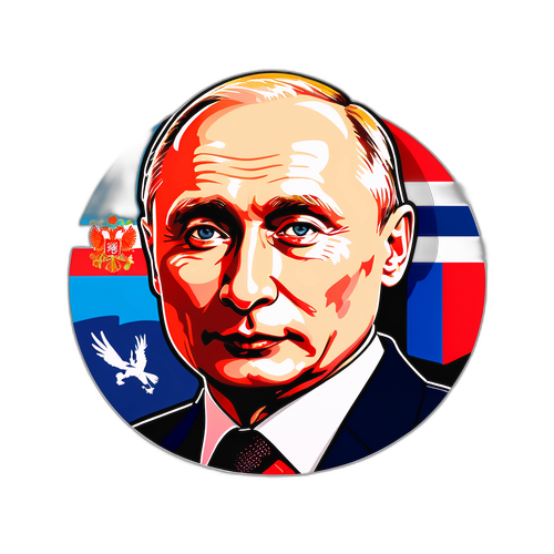 Сучасний дизайн наліпки з підтримкою спортивних ініціатив країни