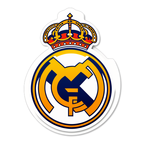 Stiker Logo Real Madrid