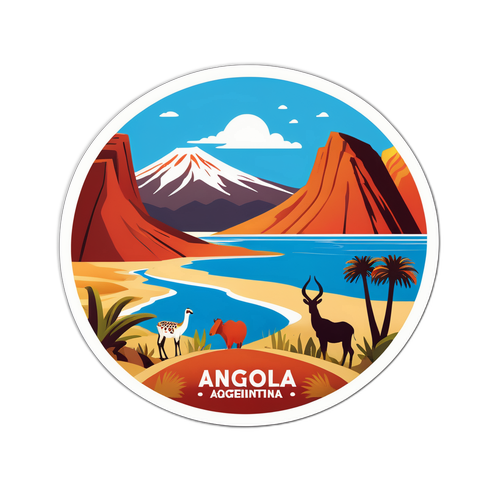 Nálepka pro Angolu a Argentinu