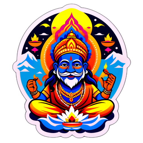 कुम्भ मेला का दृश्य
