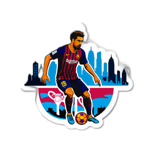 Barcelona - Taiteellinen esitys FC Barcelonan pelaajasta