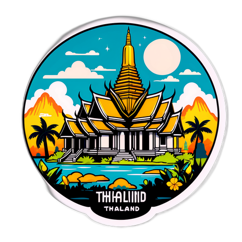 สติกเกอร์ภาพไทยในสไตล์วินเทจ