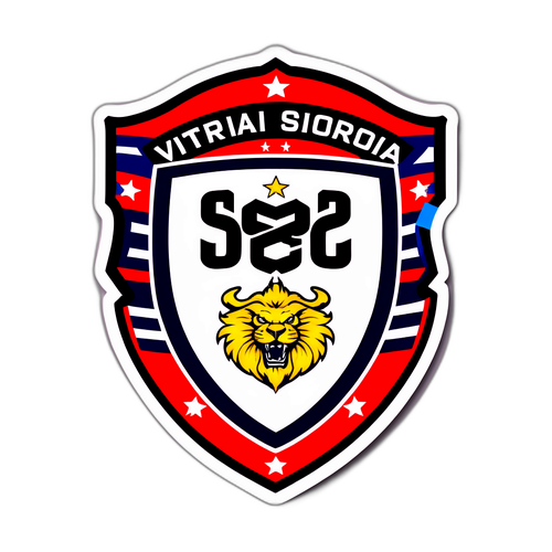 Sticker met logo van Vitória SC