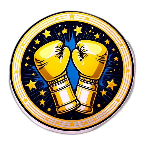Golden Gloves Trophy Sticker