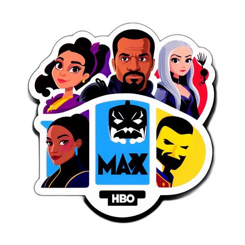 HBO Max - Suosikkisarjat Tarrataide