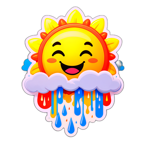 Stiker Cuaca Hari Ini