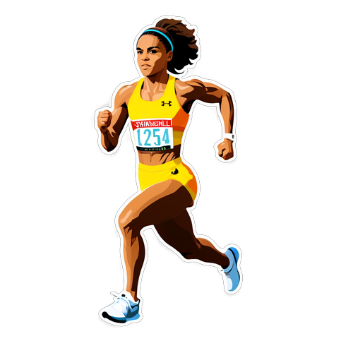 Unleash Your Inner Champion: Celebrate Sydney McLaughlin-Levrone's Legacy with Our Dynamic Sticker!