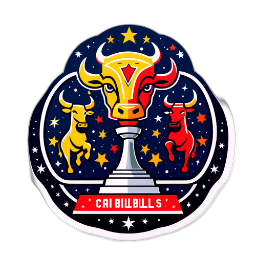 Vintage Basketball Trophy Sticker