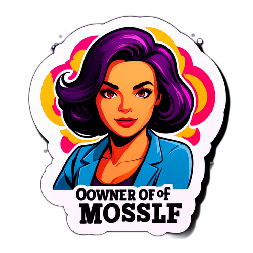 Arte de uma mulher forte e independente