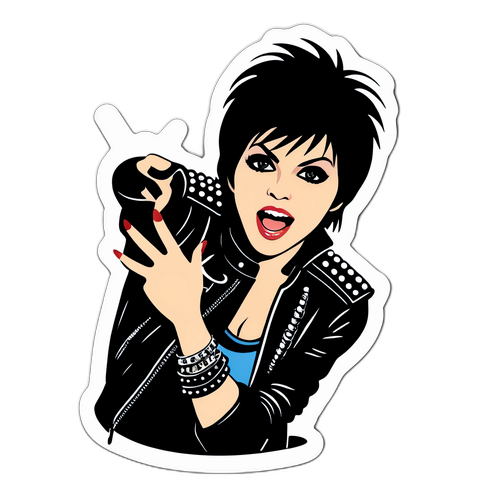 Joan Jett Concert Sticker