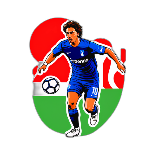 Sticker von Lorenzo Musetti in Aktion