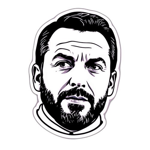 Adesivo Estilizado do Ben Affleck