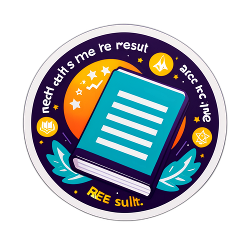 एनटीए जेईई मेन्स परिणाम स्टिकर