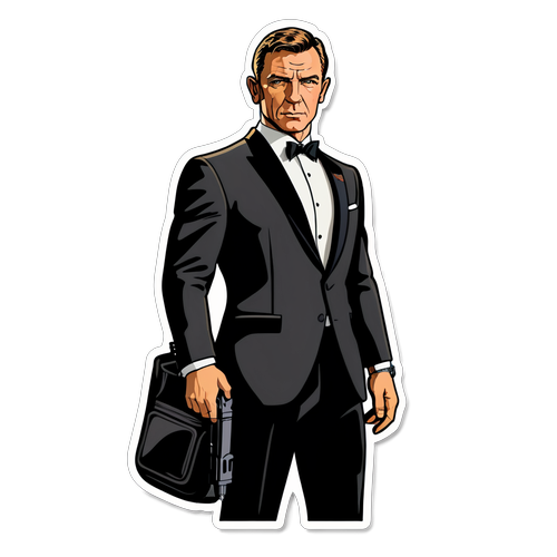 James Bond Klistermærke