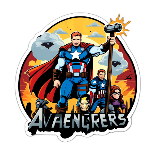 Post-apokaliptik Kahramanlar Sticker